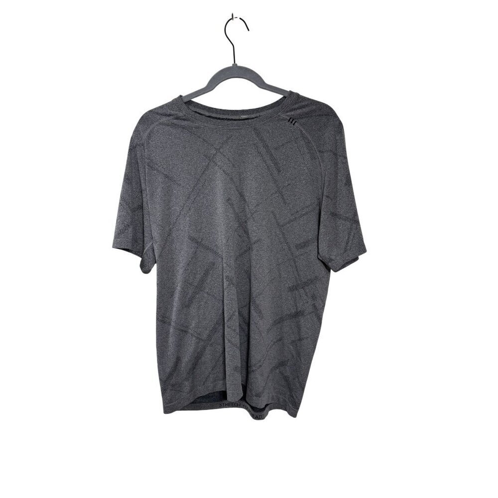 Lululemon Mens Grey Vent Tech Short Sleeve Lightweight Athletic Shirt Size large